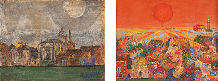 「月のレデントーレ」 ／ 「春、花運ぶクリスティーナ」