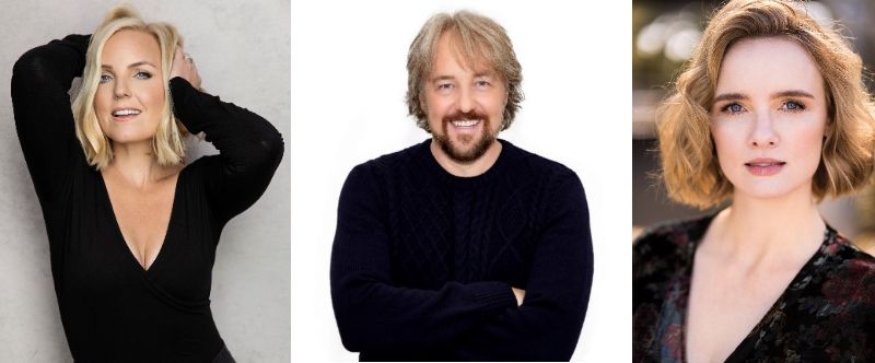 左から、ケリー・エリス(Photo by ADAM HILLS)、ジョン・オーウェン=ジョーンズ(Photo by Danny Kaan)、アナ・オバーン