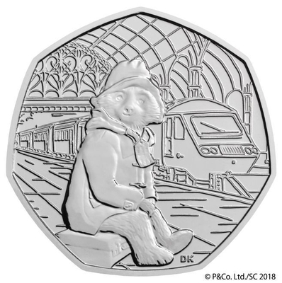 50ペンス白銅貨 裏面