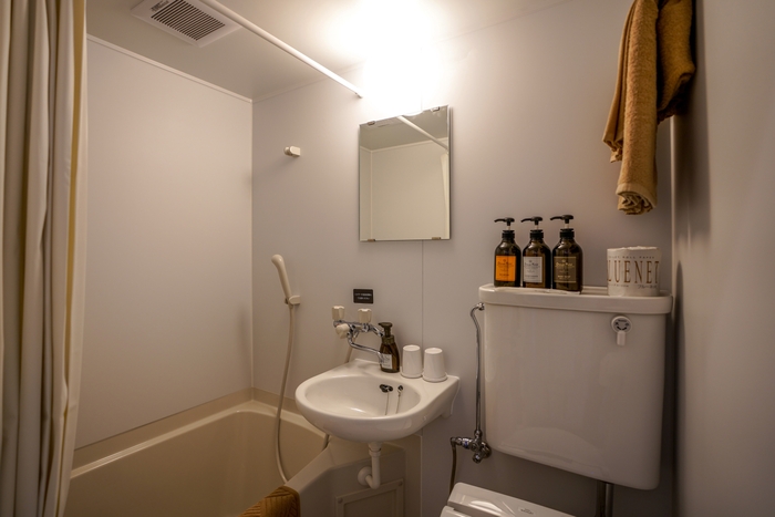 レスキューホテル(HOTEL R9 The Yard 足利福富/客室・ユニットバス)