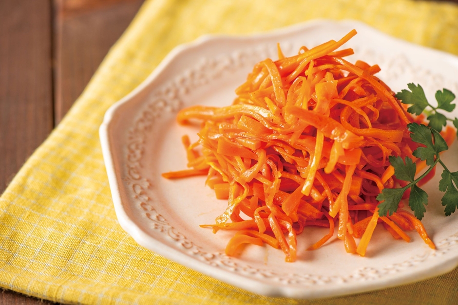 温かいにんじんのサラダ