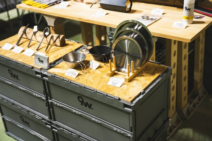 アウトドアに限らず暮らしの中でも使えるグッズがたくさん