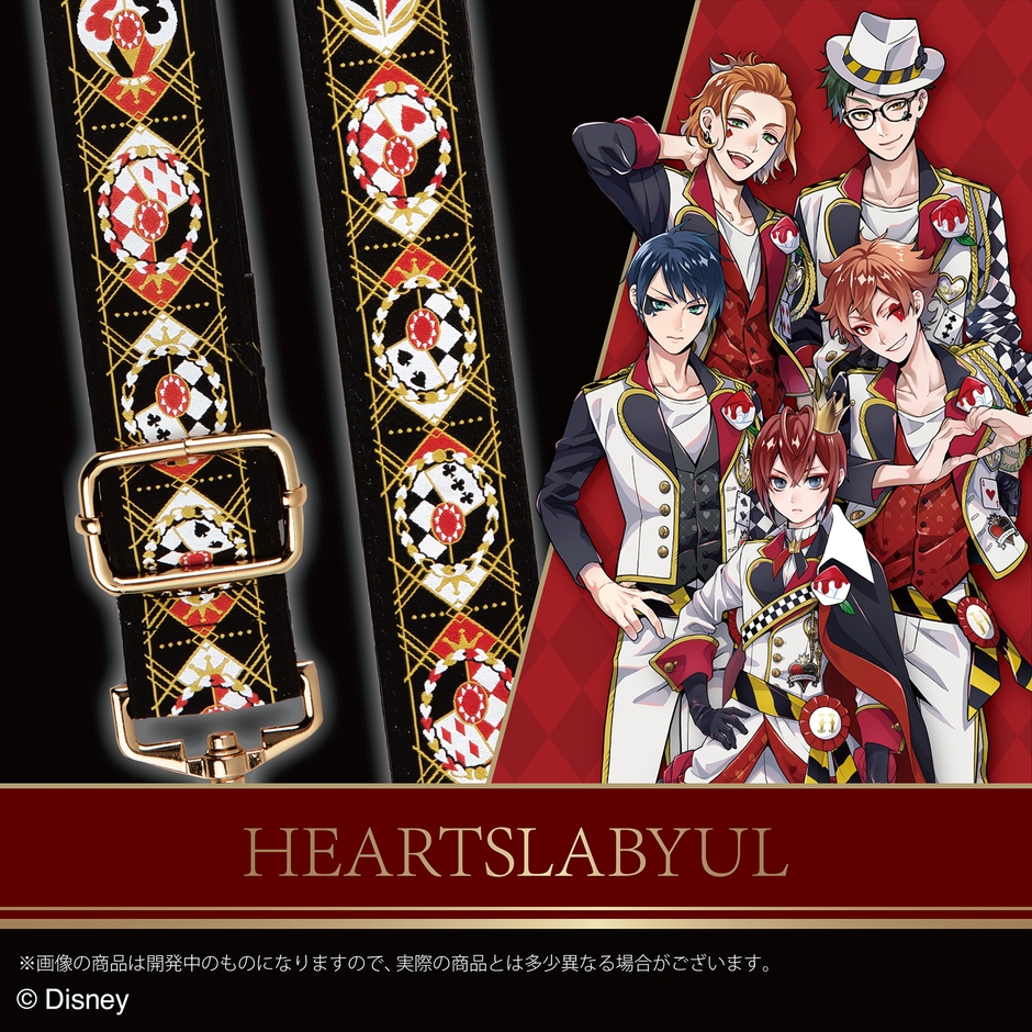 ディズニー ツイステッドワンダーランド ショルダーストラップ(ハーツラビュル 商品イメージ2)