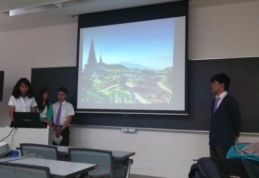 昨年のチェンマイ大学研修生による研修成果報告会