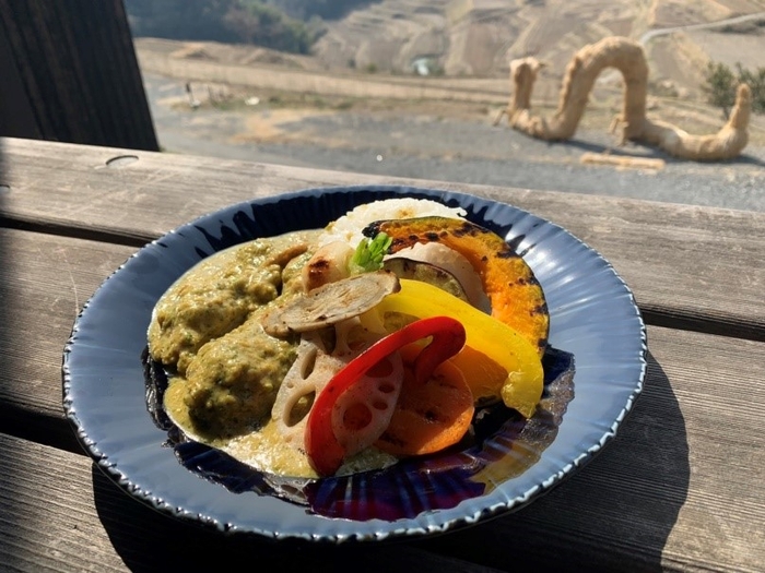 ▲和ハーブグリーンカレー 1,500 円（税込み）