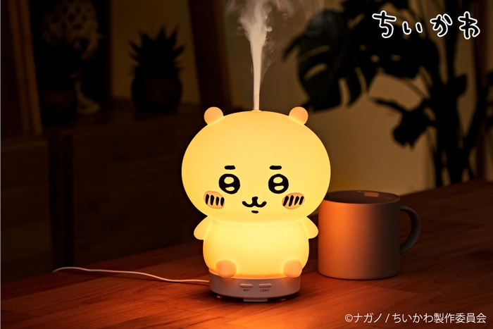 ちいかわ ルームライト加湿器 使用イメージ(4)