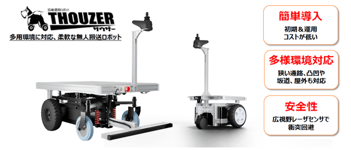 協働運搬ロボット「Thouzer」