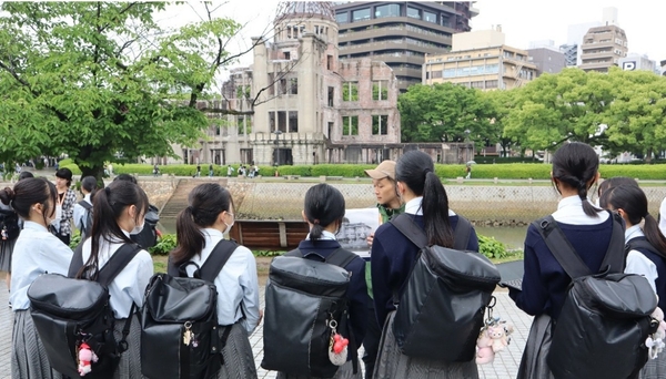 令和6年（2024年）の平和学習の様子