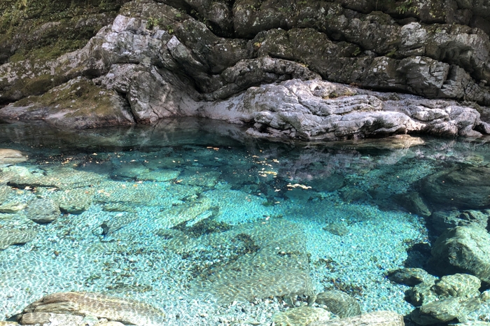安居渓谷「水晶淵」