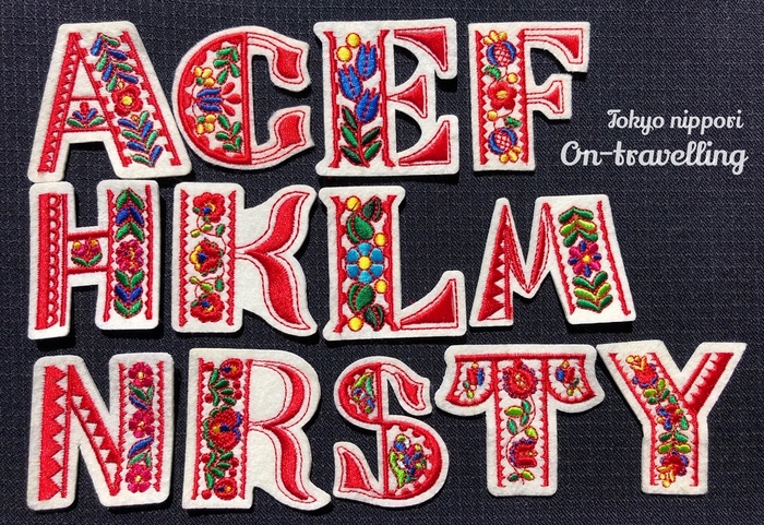 On-travelling Designs/イニシャルワッペン