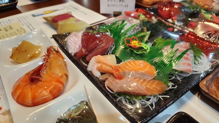 VIP席(お刺身&縁起物)