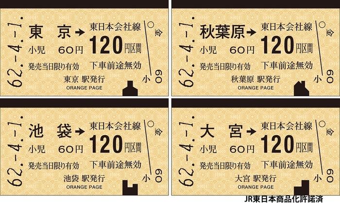 きっぷのーと(R)PREMIUM (東京、秋葉原、池袋、大宮)