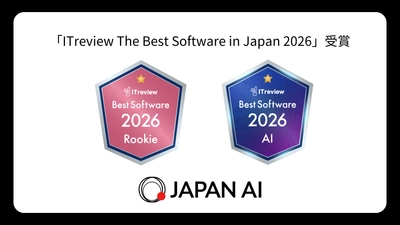 JAPAN AI AGNETが「ITreview The Best Software in Japan 2026」に選出