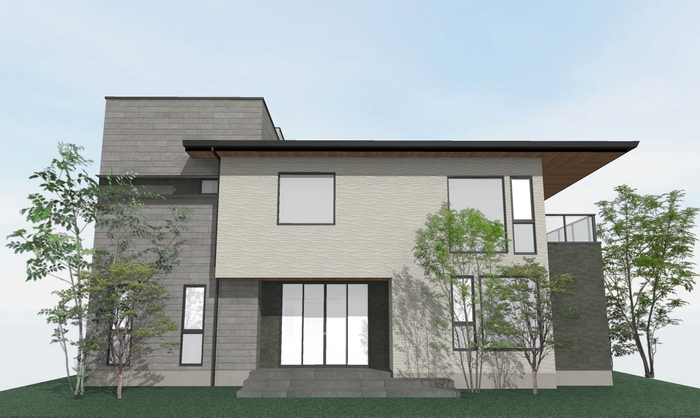 「自然と共に、心地よく暮らす」がテーマのモデルハウス