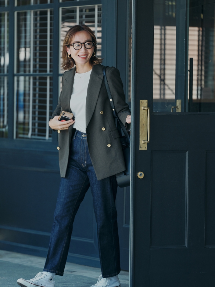 カジュアルスタイル(新色のカーキ)