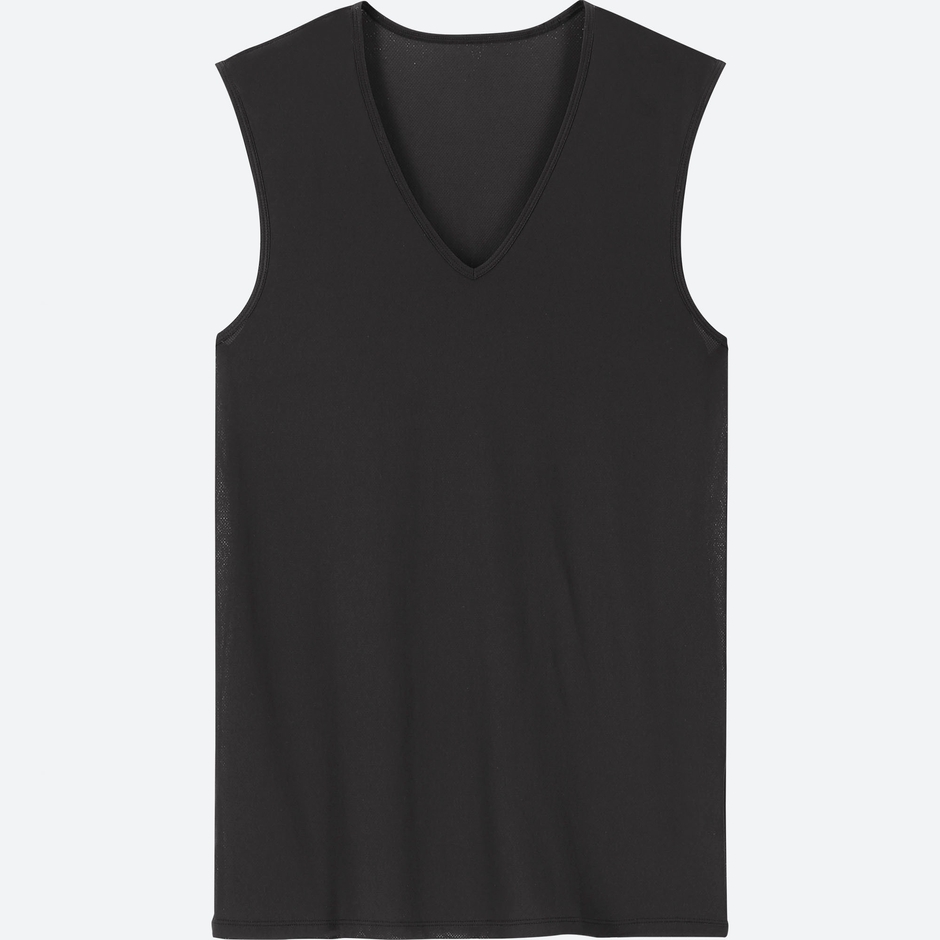 エアリズムメッシュVネック（ノースリーブ）