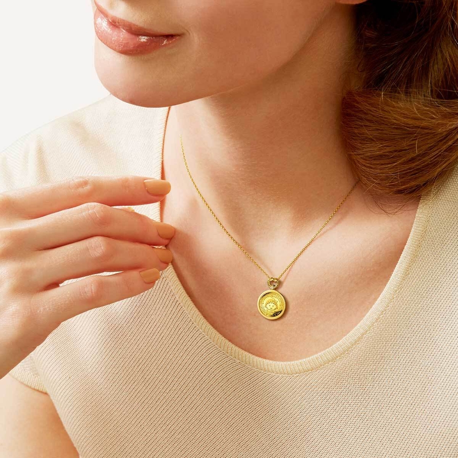 ちびまる子ちゃんコインペンダントモデルカット