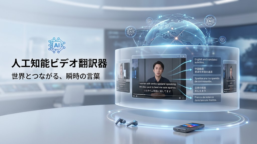 【最新予測】人工知能ビデオ翻訳器市場規模、2026年に1807百万米ドルへ|年平均成長率18.0%で推移予測