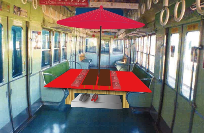 納涼床席(イメージ)