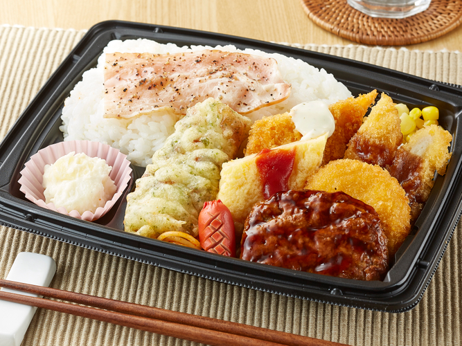 バラエティＭＩＸ弁当　ご飯１．５倍増量！（当社従来品比）　イメージ画像