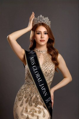 Miss Global Japanで日本代表に選出された藤井オーロラ。2026年世界大会へ出場