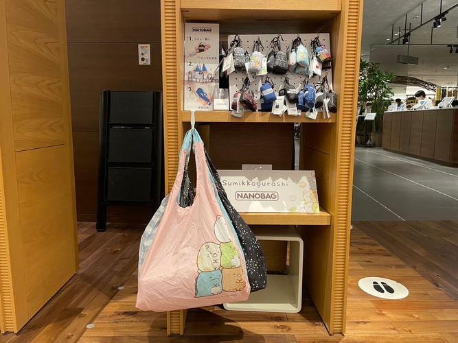 蔦屋家電内 「NANOBAG」コーナー