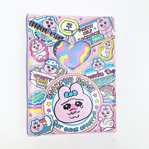 シールブーム到来！おぱんちゅうさぎの派手かわシール張。