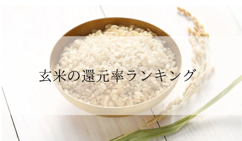 【2025年9月版】ふるさと納税でもらえる『玄米』の還元率ランキングを発表