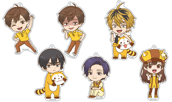 おっきめアクリルキーホルダー（全6種） 各1,100円