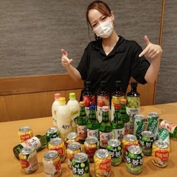 韓国食堂 韓味楽 ドリンク俯瞰図