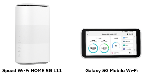 WiMAX +5G 販売データ端末