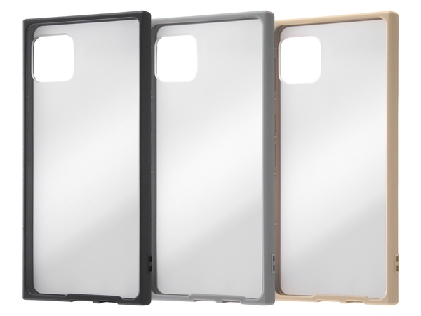 耐衝撃ハイブリッドケース Pufful 高硬度 スクエア