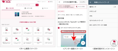 ドコモ【あんしん遠隔サポートQ＆A】 サイト・アプリ新規開発においてネオスが協力