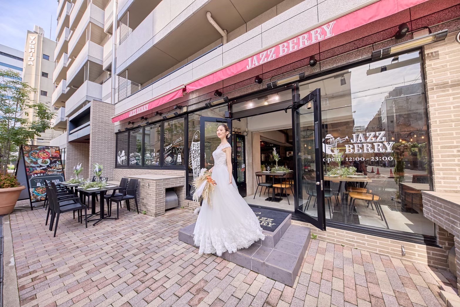 最新流行の発信地大阪堀江でレストランウェディング