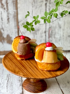 プリンアラモードッツォ&チョコプリンアラモードッツォ1