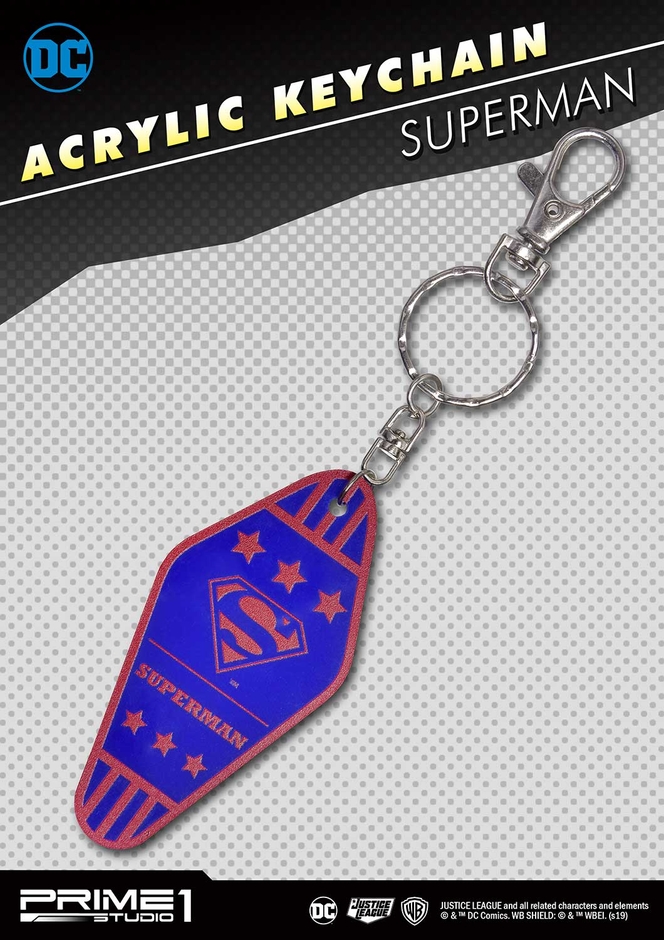 スーパーマン モーテル アクリルキーホルダー