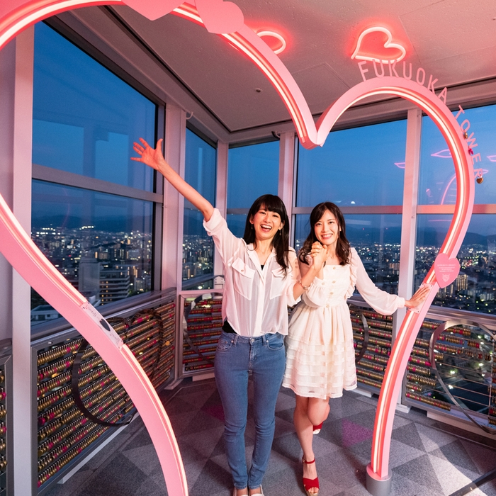 展望室もリニューアル!【恋人の聖地】