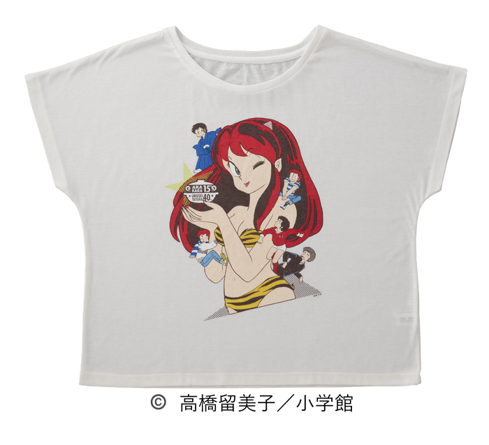 赤から×うる星やつらコラボTシャツ_ホワイト