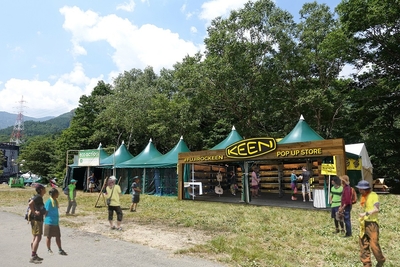 KEEN POP UP STORE at FUJI ROCK FESTIVAL