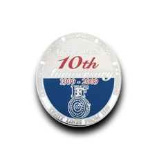 ◆PINS FACTORY（ピンズファクトリー）◆　ピンズ実例No.548FFF JAPAN　様　「FFF JAPAN 10th Anniversary Pins」★フィッシングクラブメンバーが共有する10周年記念のオリジナルピンズ