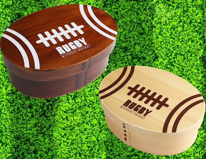 ラグビーボール曲げわっぱ