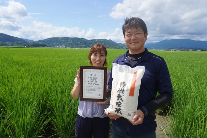 返礼品:「さがびより」※農薬不使用栽培米