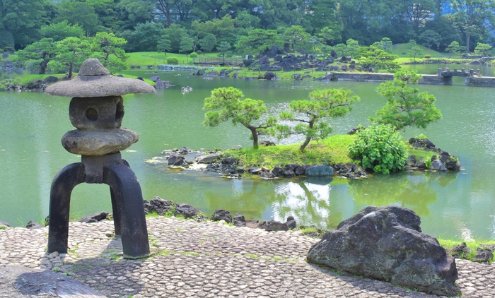 旧芝離宮恩賜庭園の風景