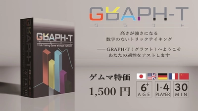 数字を使用しないボードゲーム『GRAPH-T』を発表　 12/9・10開催 ゲームマーケット2023秋にて初頒布が決定！