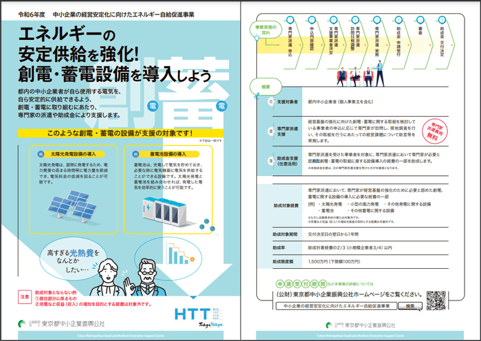 令和6年度「中小企業の経営安定化に向けたエネルギー自給促進事業」