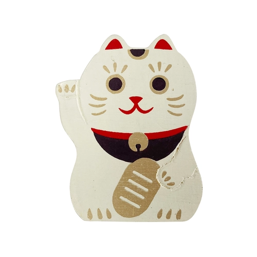 「ウッドミニデコ 招き猫」 価格：275円