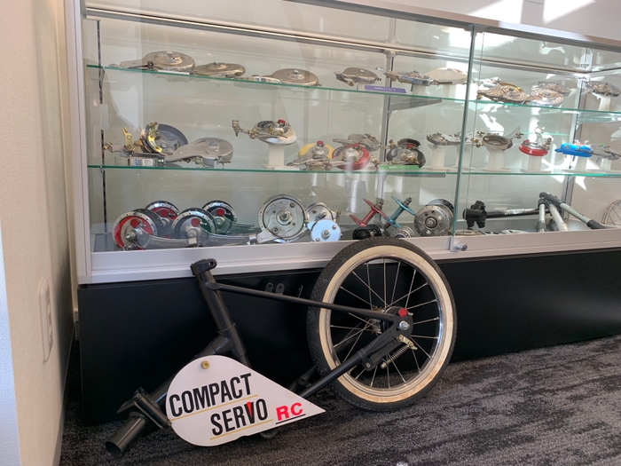 自社ブレーキ製品歴史展示