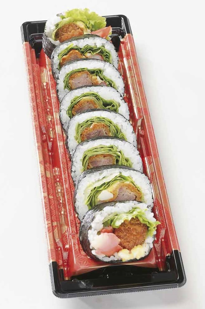 近畿圏ライフ限定！ヒレカツのボリューム満点！「たっぷりレタスのヒレカツ玉子太巻」を新発売！