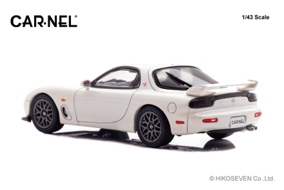 1/43 マツダ RX-7 Type RZ (FD3S) 2000 Snow White Pearl Mica:左後