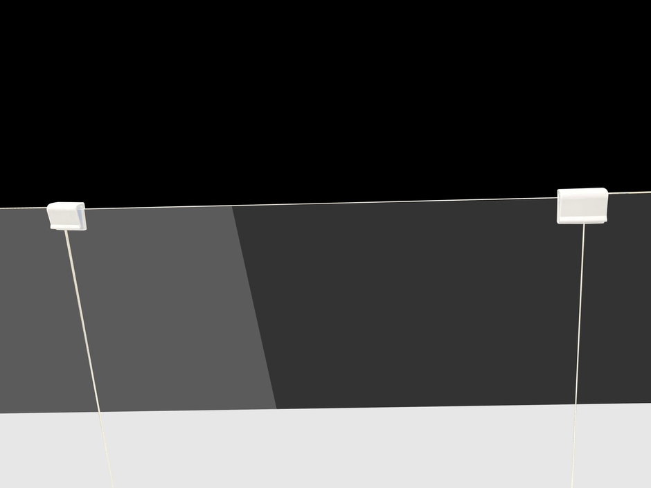 上部のずれも、専用クリップでしっかり固定で安心!